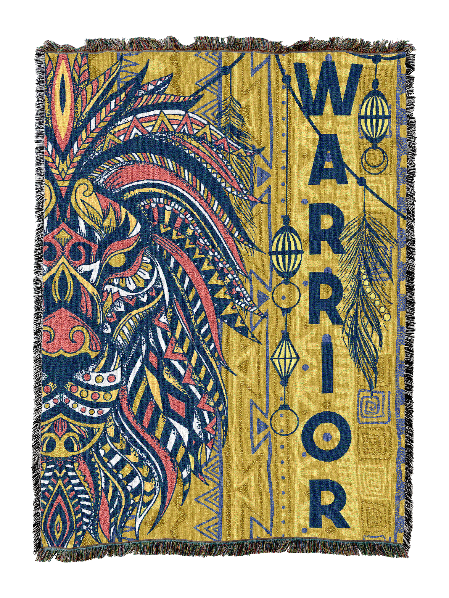 Lion Warrior Blanket