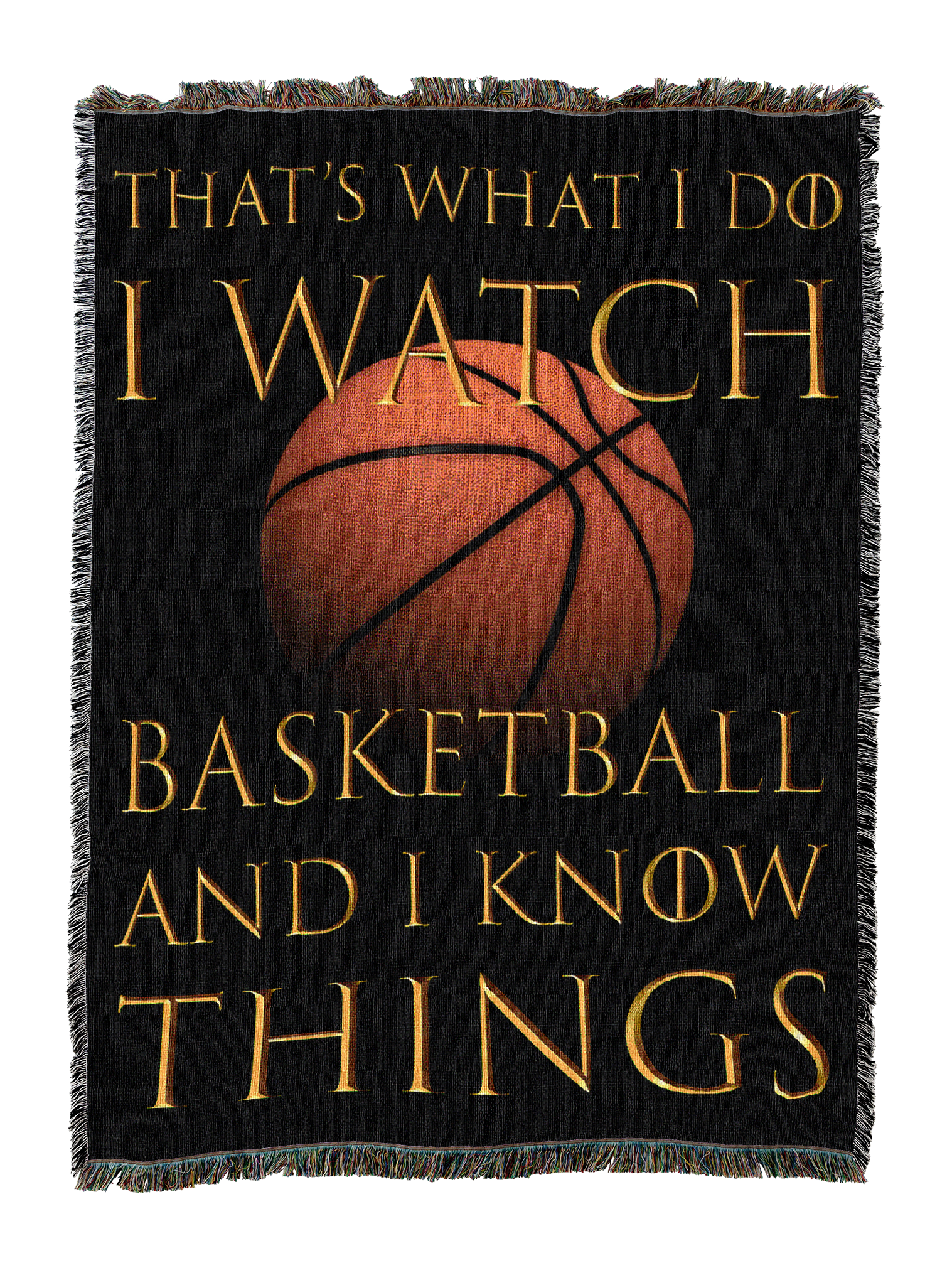 I Watch Basketball Blanket