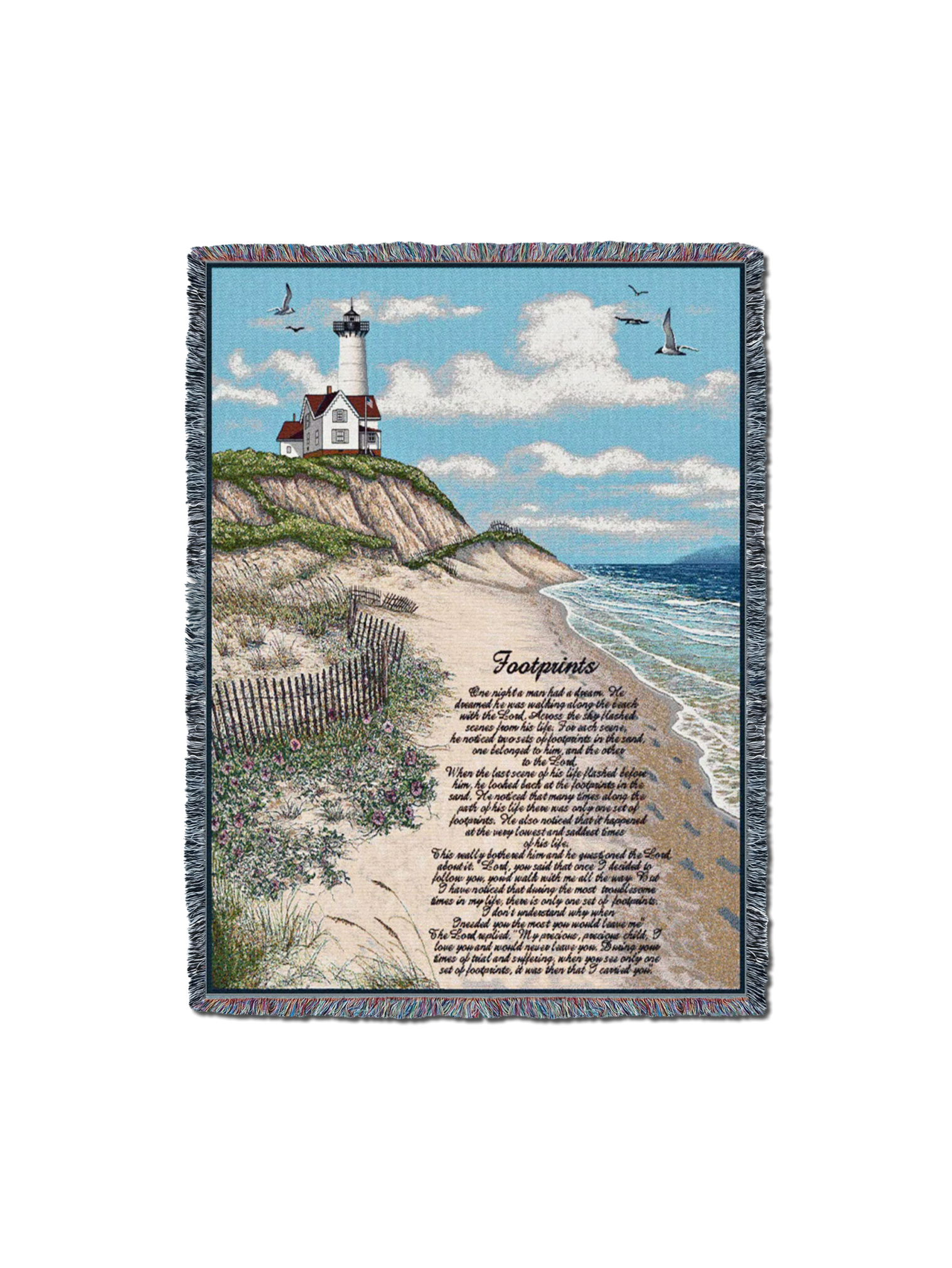 Footprints Blanket