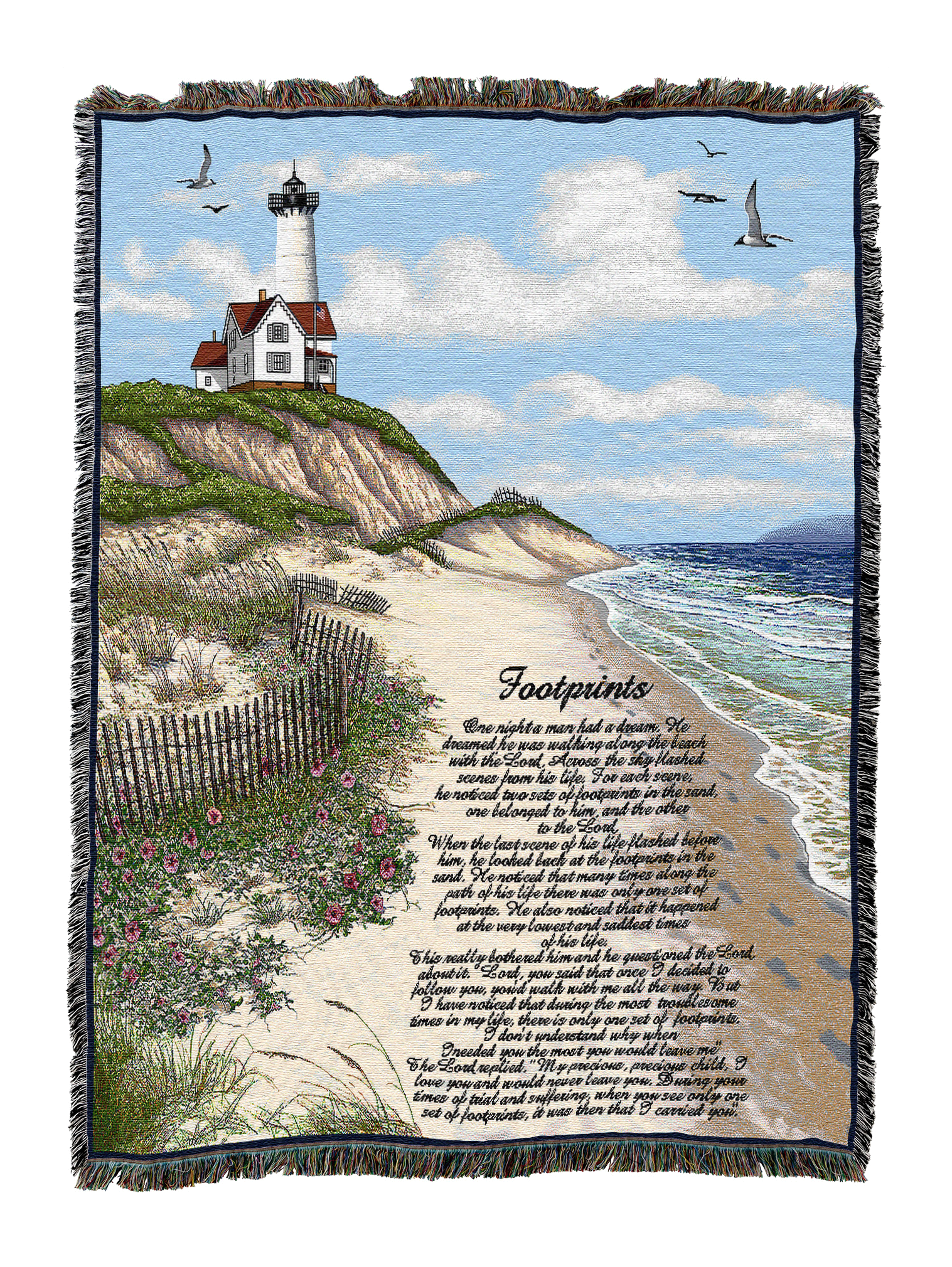 Footprints Blanket