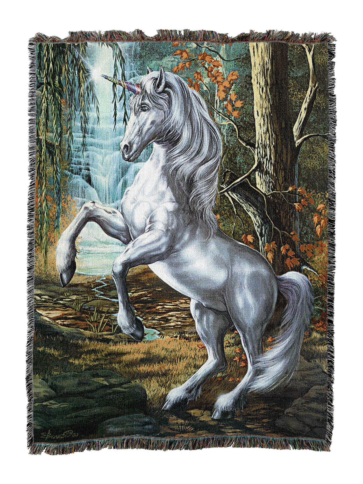 Unicorn Of The Willow Blanket