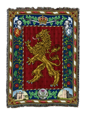 Scottish Lion Tapestry Blanket