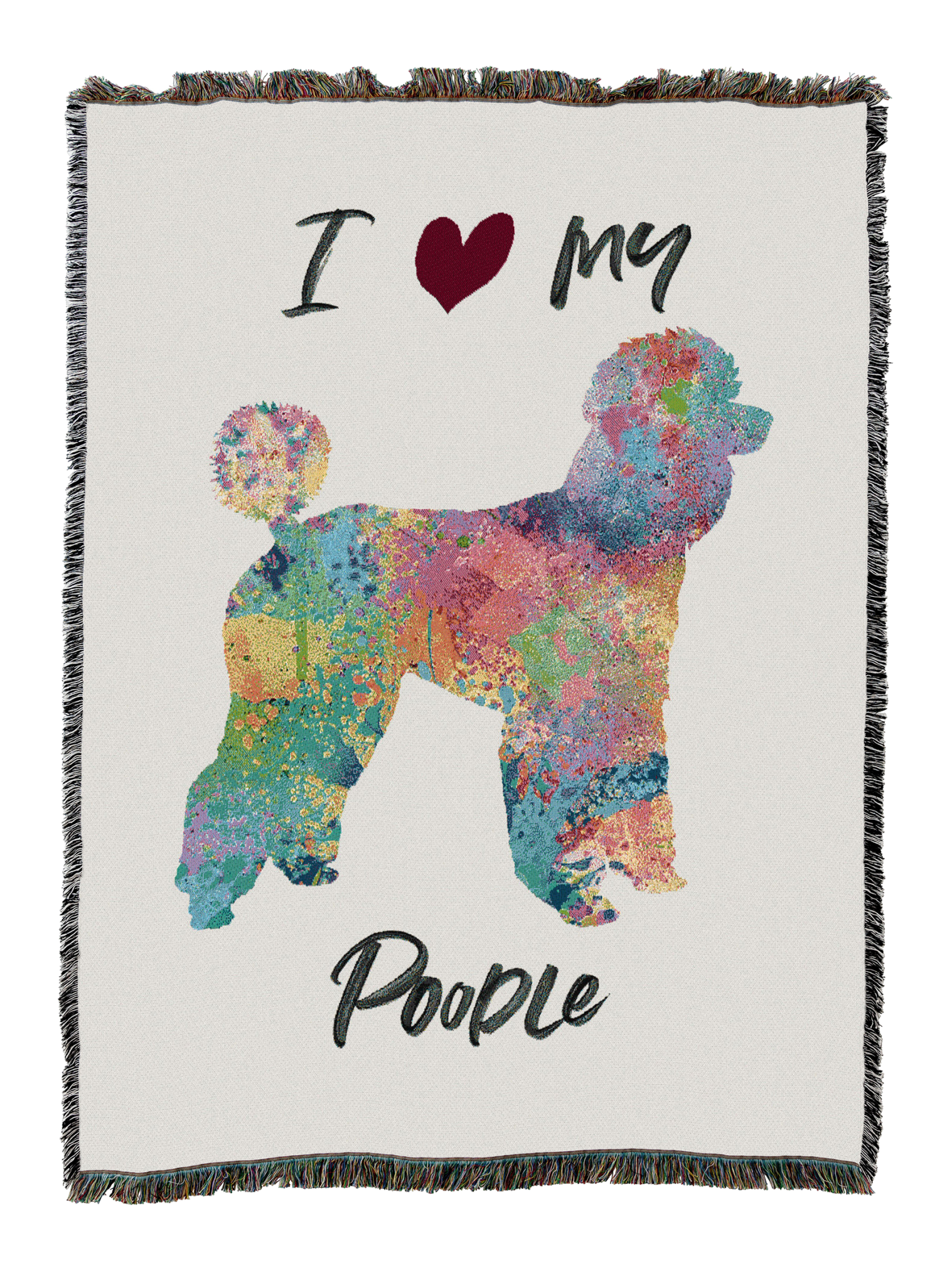 Splash Poodle Blanket