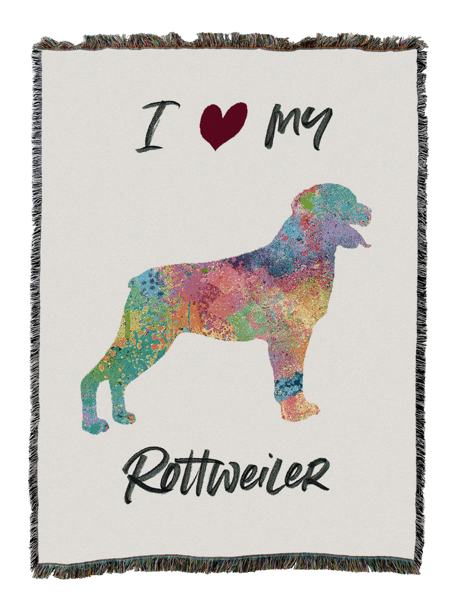Splash Rottweiler Blanket