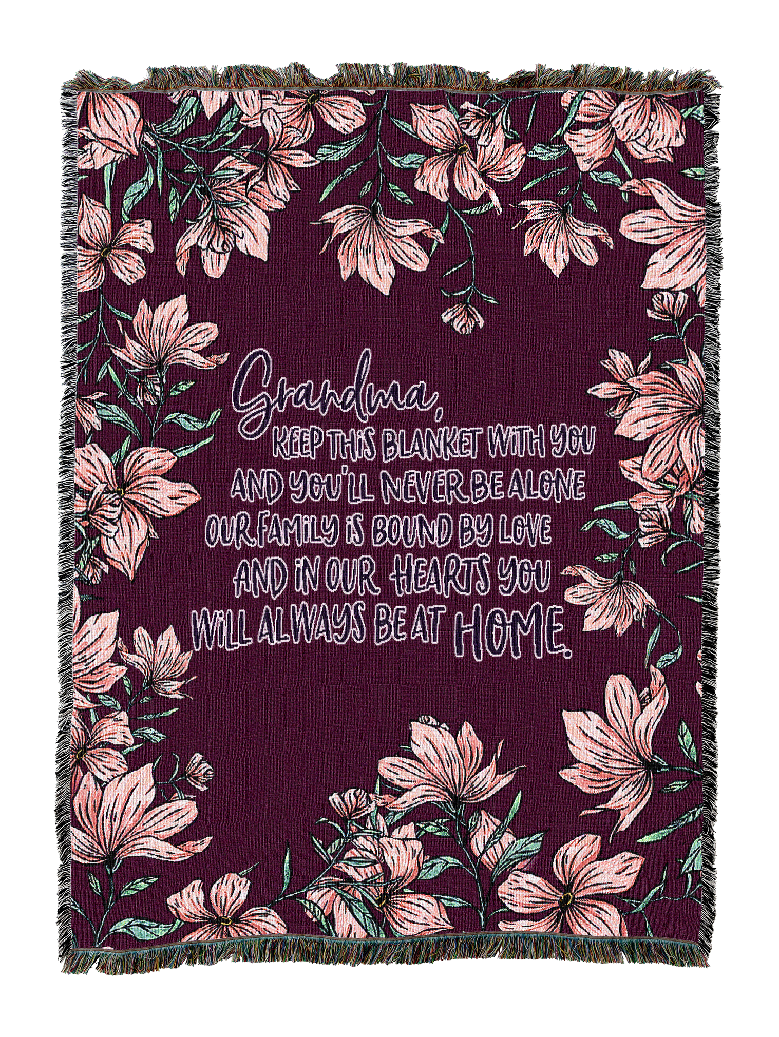Dear Grandma Two Blanket