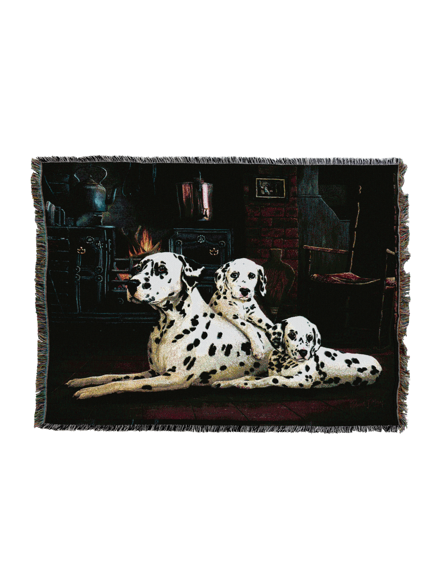 Dalmatian Tapestry Blanket