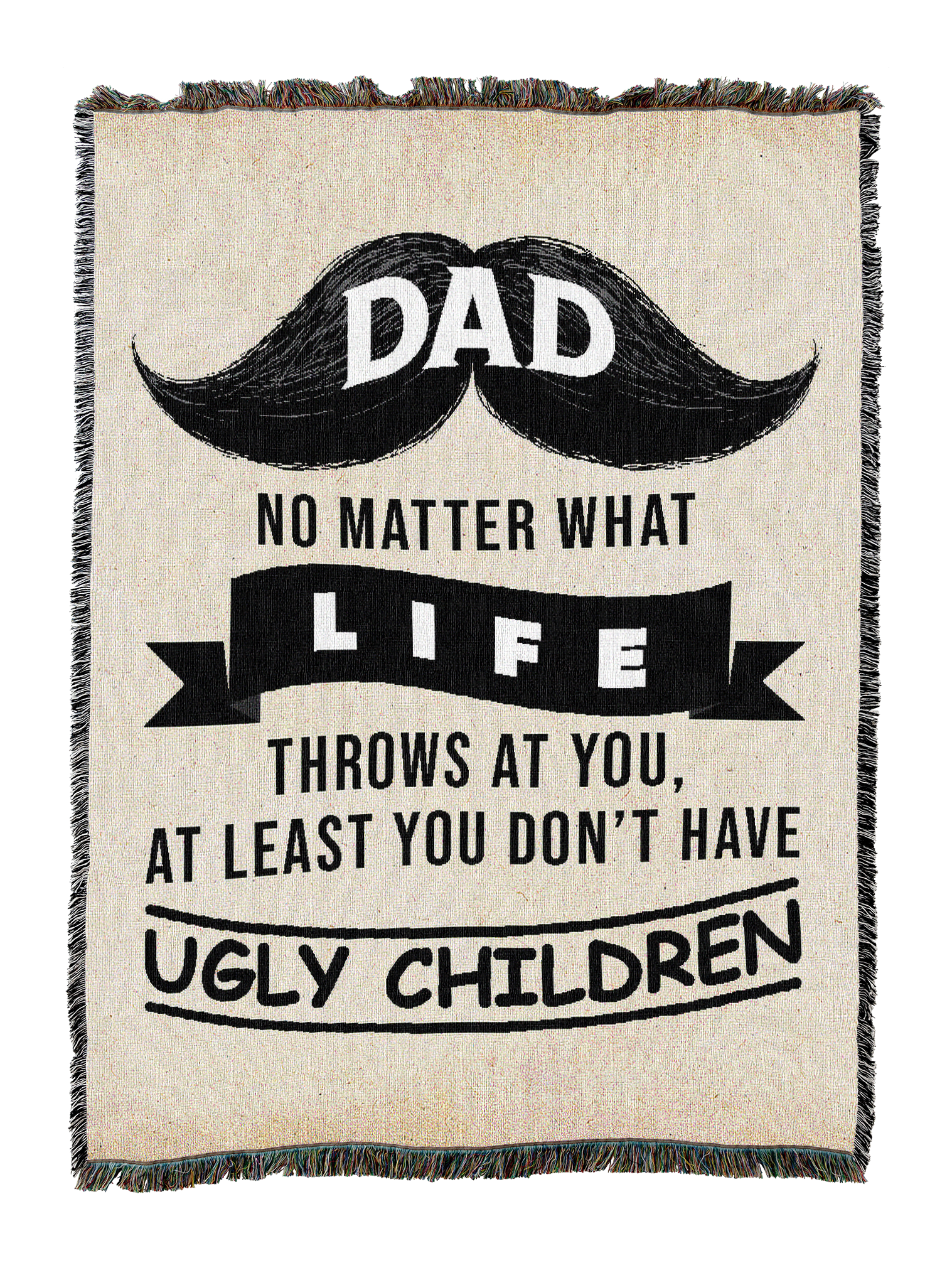 Dad No Ugly Kids Blanket