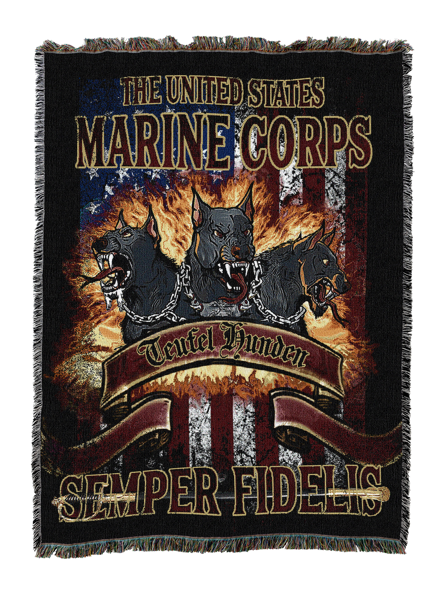The Devil Dogs Blanket