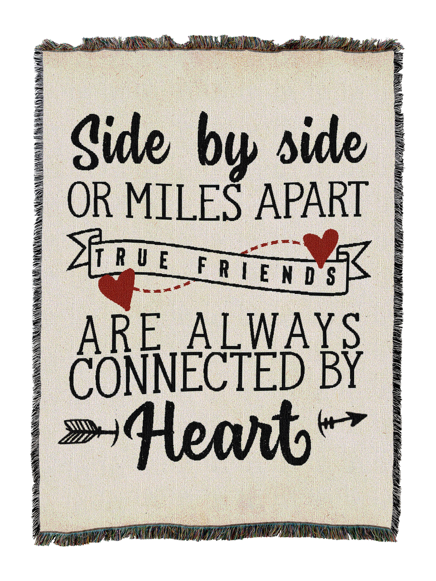 Side By Side Friends Blanket