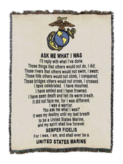 Marine Poem Blanket
