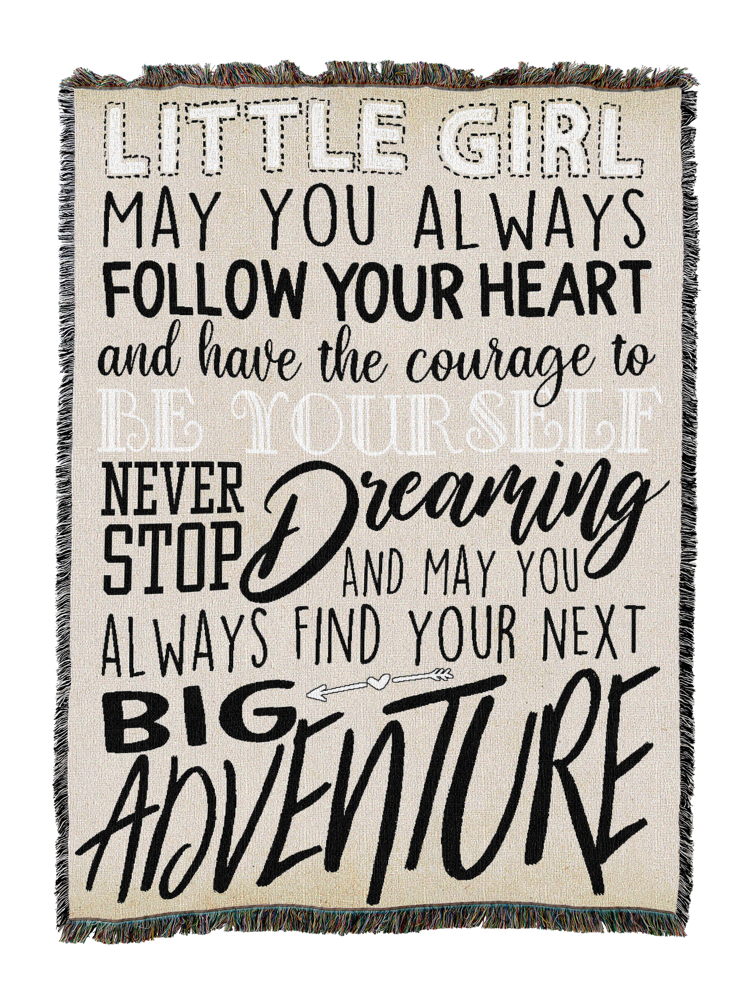 Little Girl Adventure Blanket