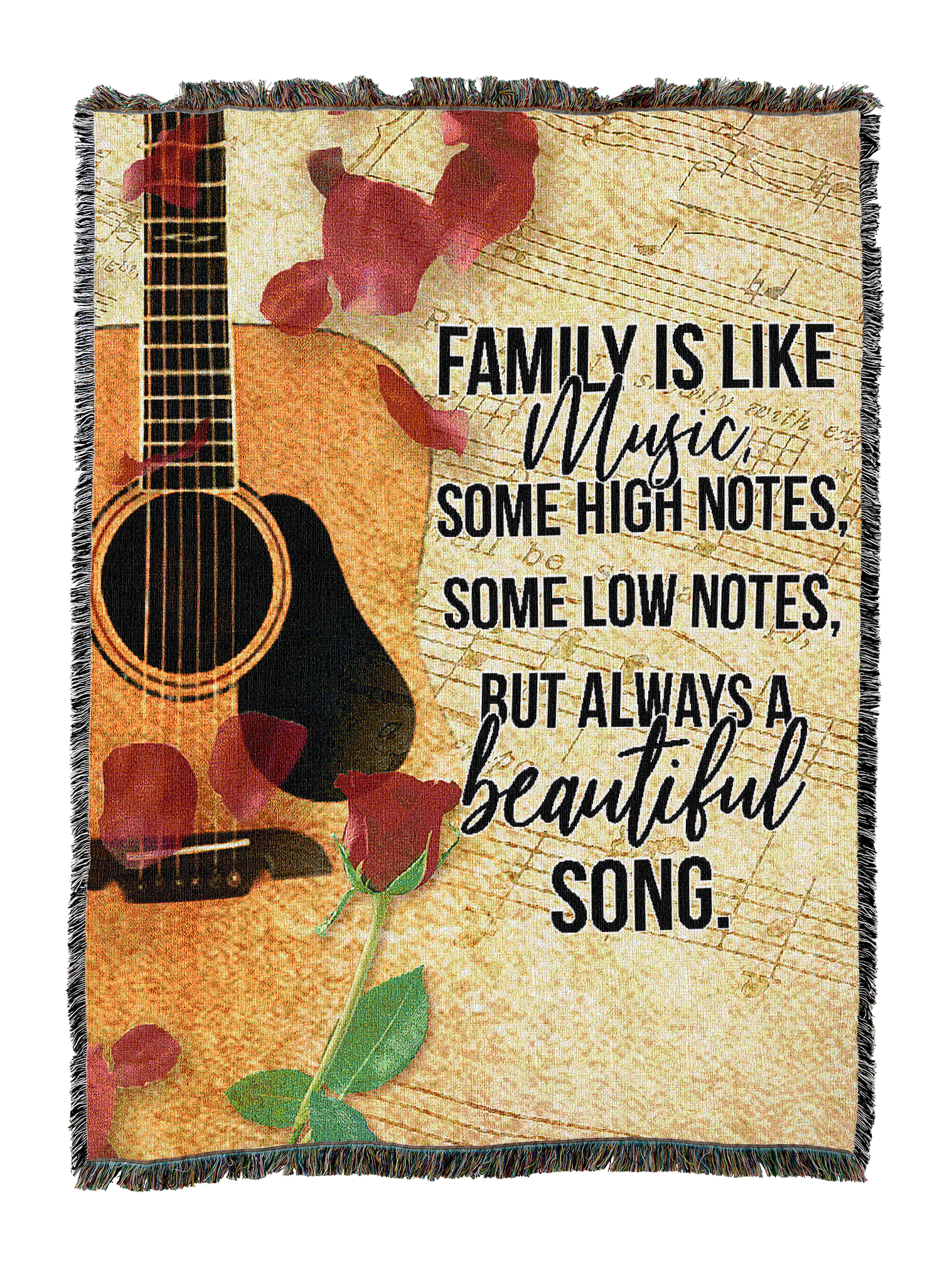 Family Is The Greatest Song Blanket