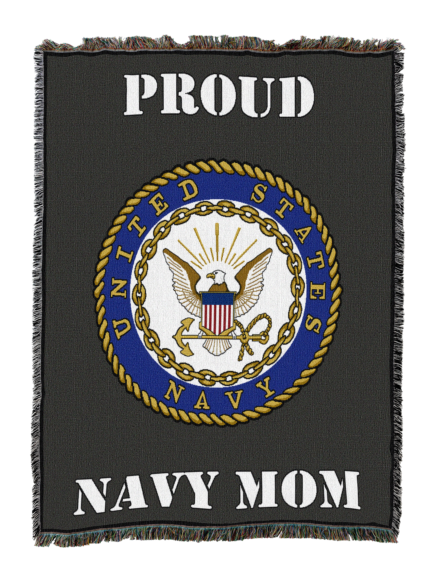 Proud Navy Mom Blanket
