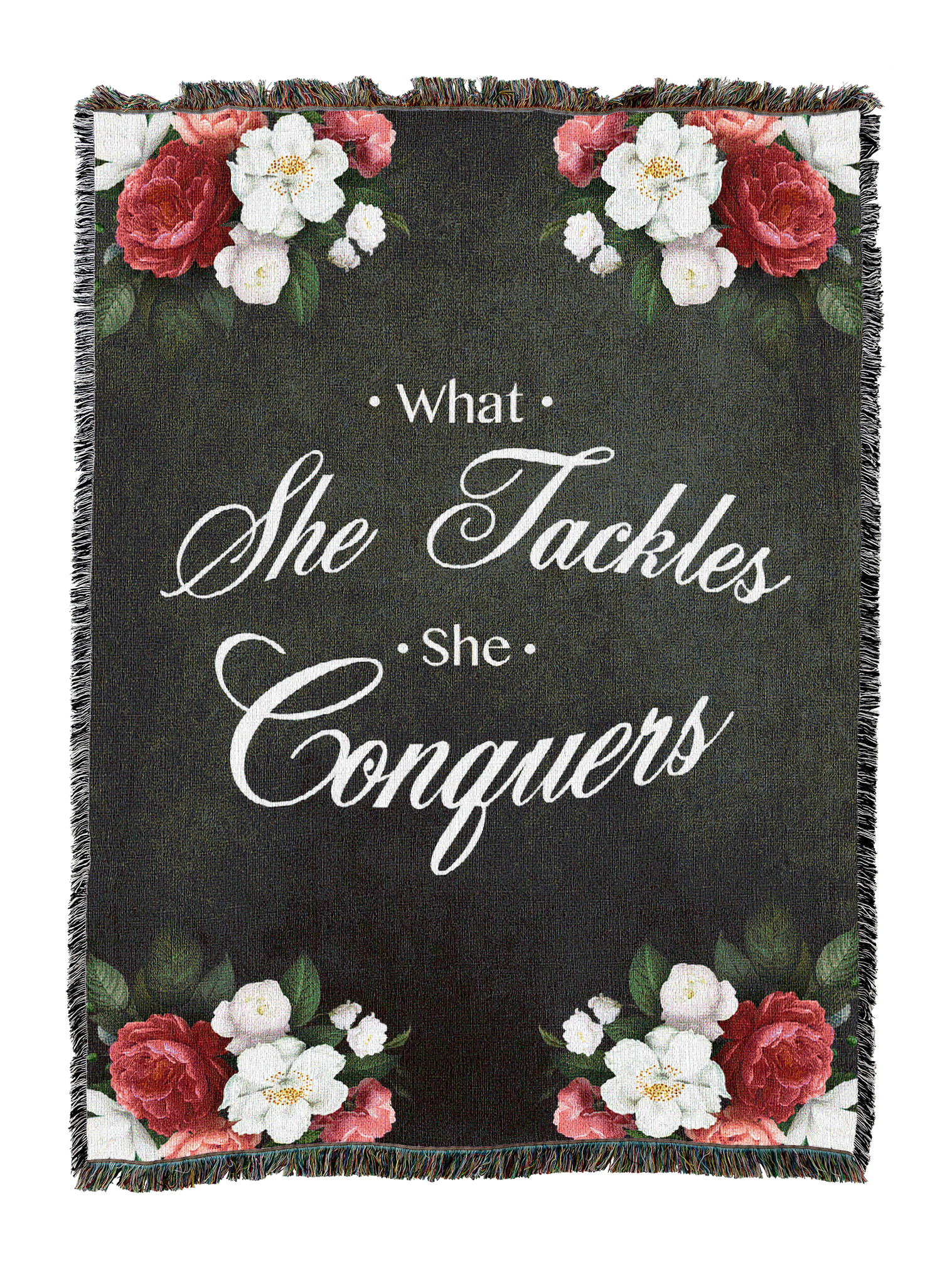 She Conquers Blanket