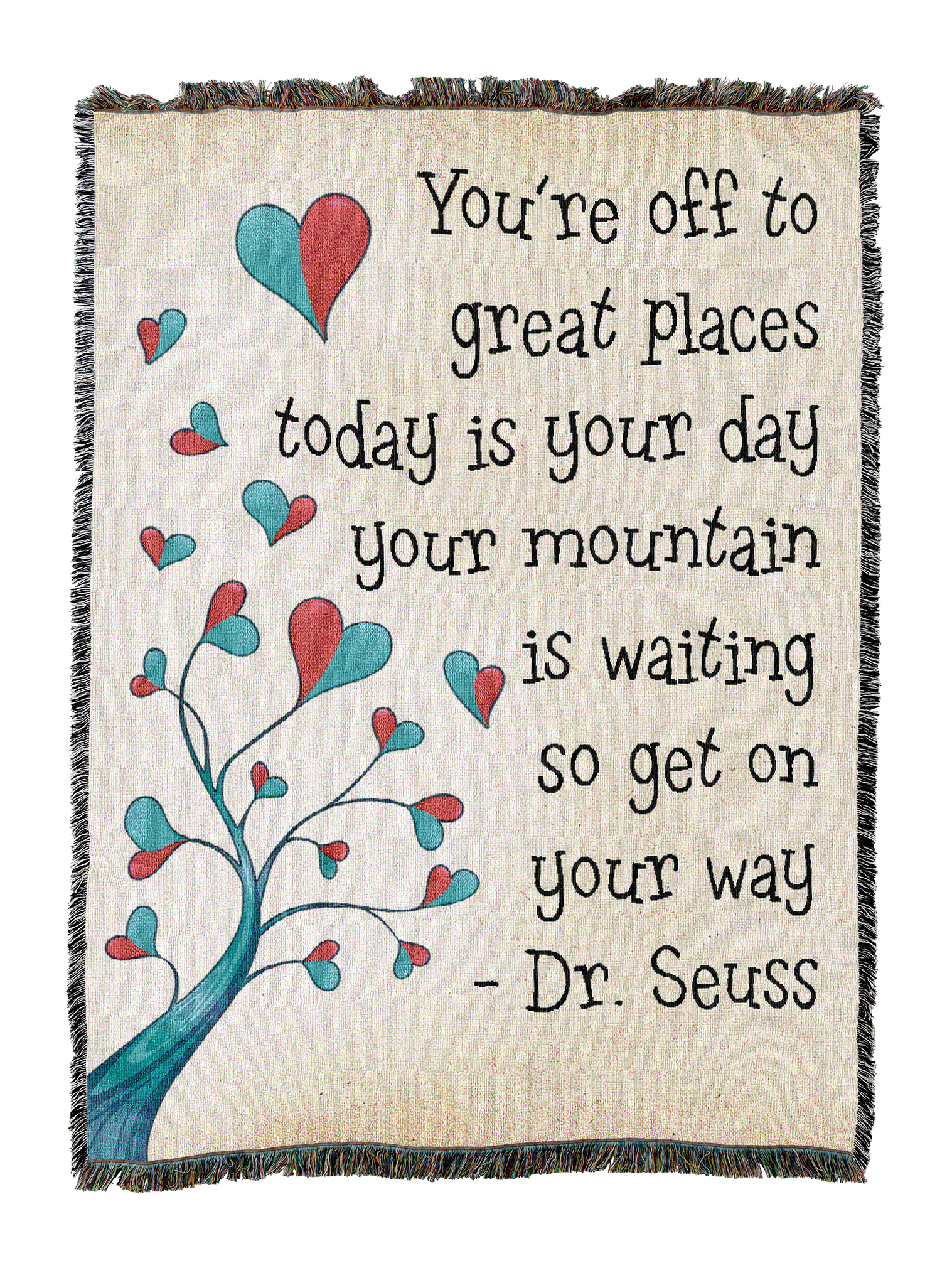 This Is Your Day Floral Blanket