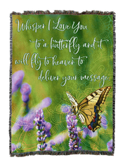 Whisper To A Butterfly Blanket