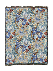 William Morris Golden Lily Blues Blanket XL