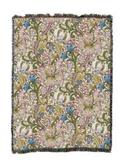 William Morris Golden Lily Pretty In Pink Blanket XL