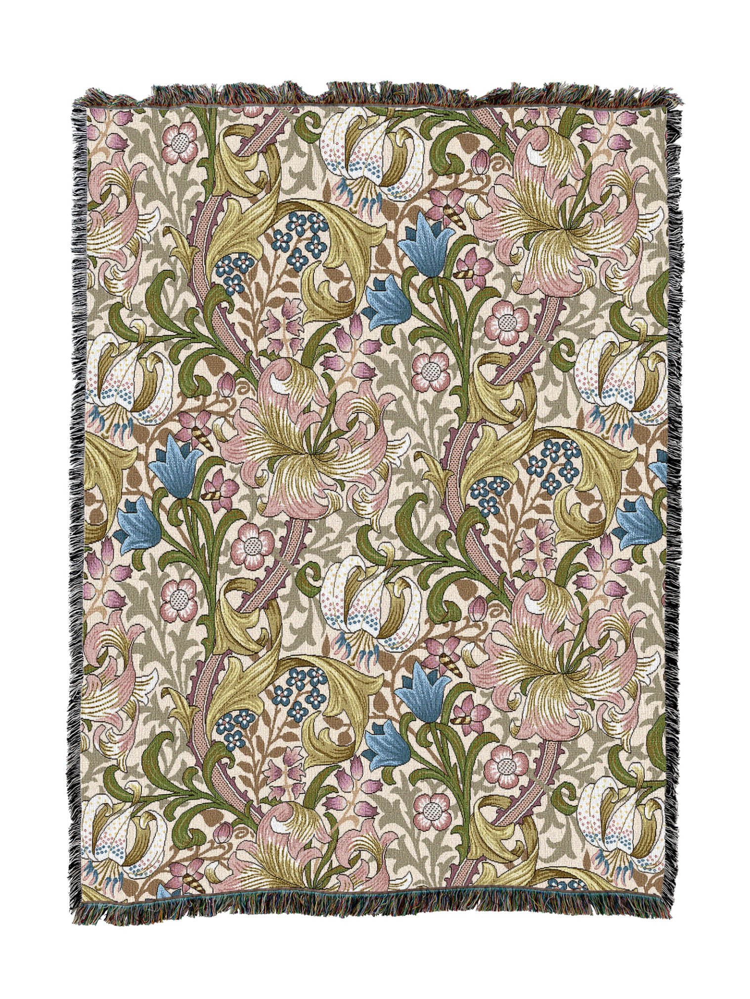 William Morris Golden Lily Pretty In Pink Blanket