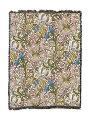 William Morris Golden Lily Pretty In Pink Blanket