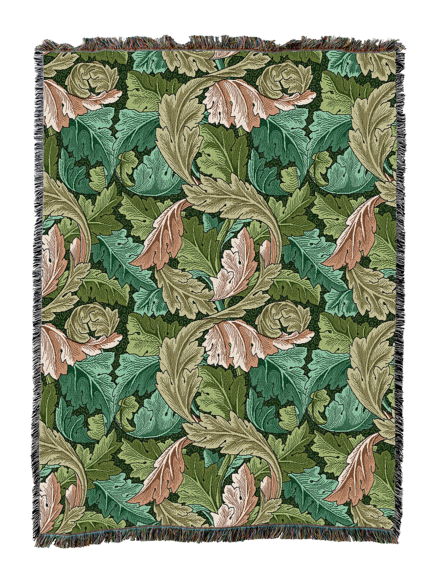 William Morris Acanthus Leaves Blanket