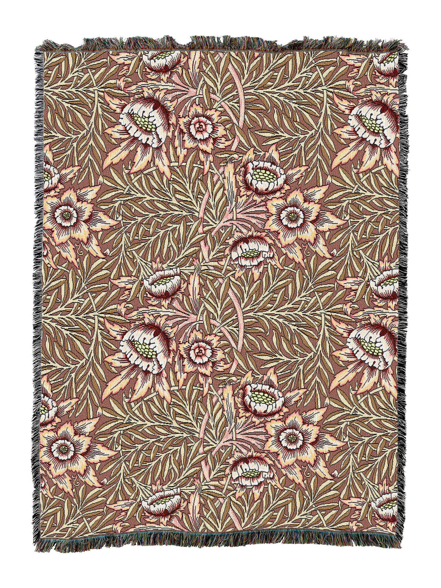 William Morris Tulip And Willow Blanket