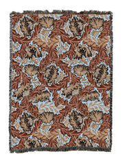 William Morris Wreath Blanket