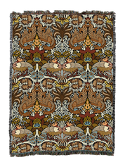 William Morris Dragon And Peacock Blanket