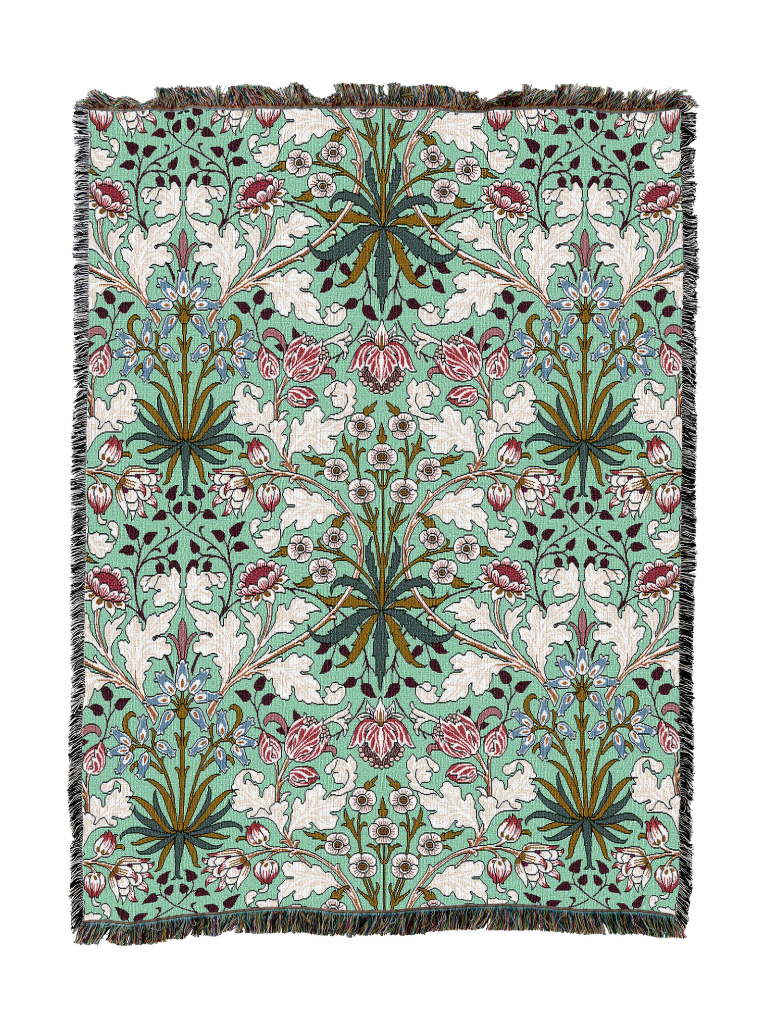 William Morris Hyacinth Mint Blanket XL