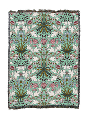William Morris Hyacinth Mint Blanket XL