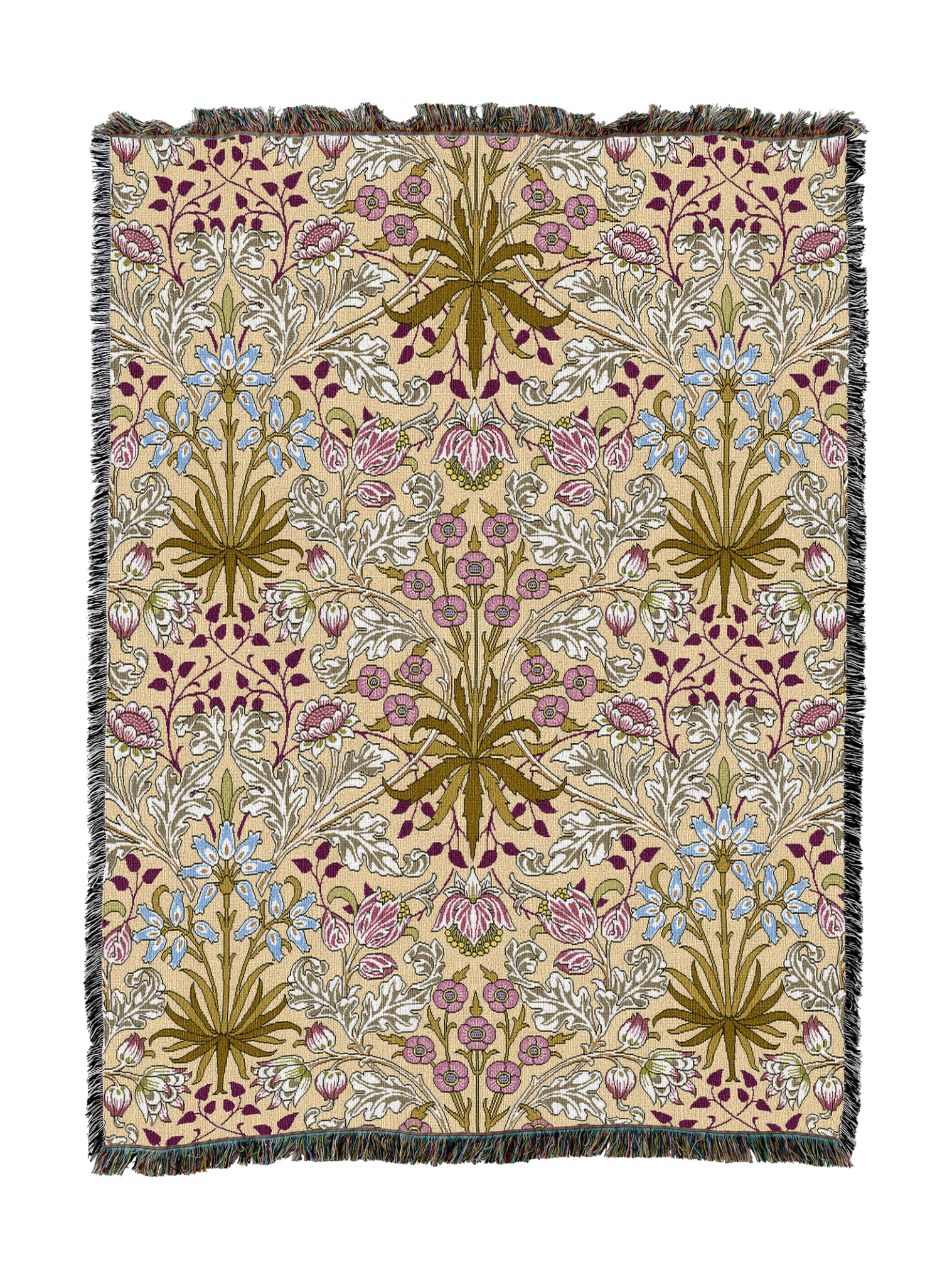 William Morris Hyacinth Mauve Blanket XL