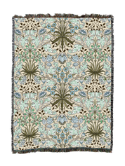 William Morris Hyacinth Rain Blanket
