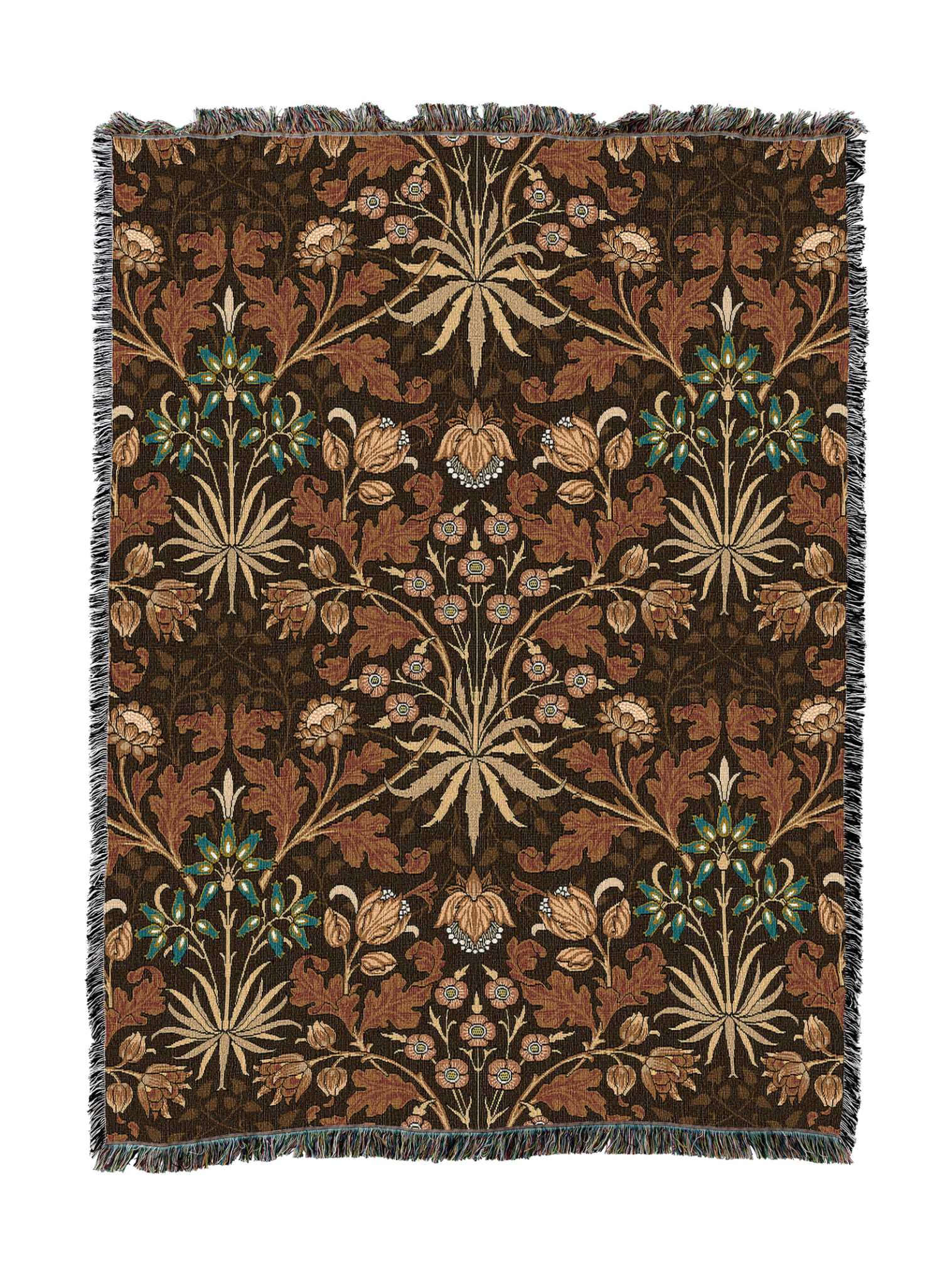 William Morris Hyacinth Caramel Blanket XL