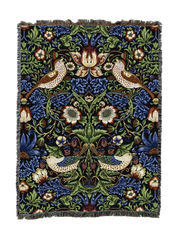 William Morris Strawberry Thief Blanket