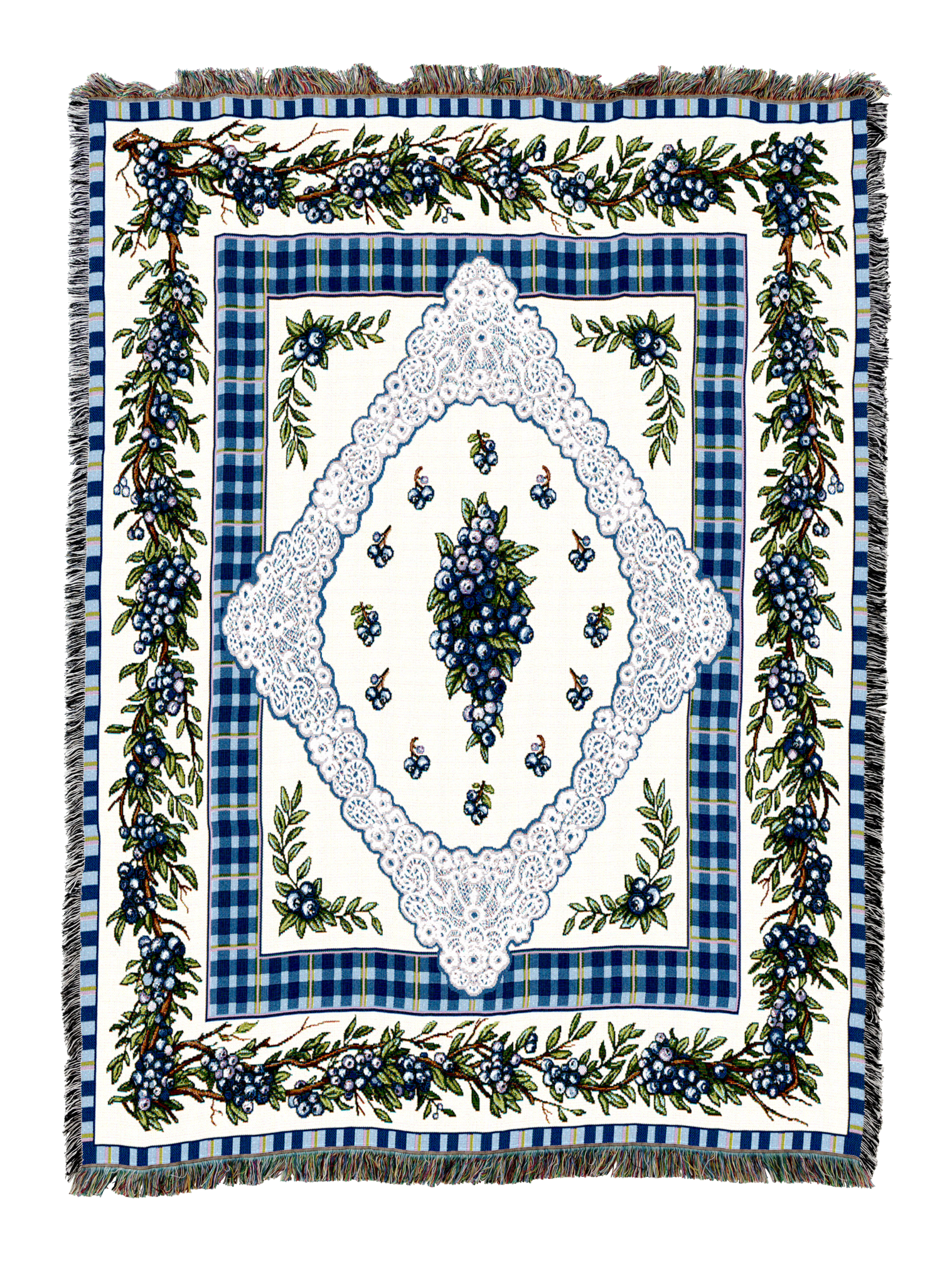 Blueberry Lace Blanket