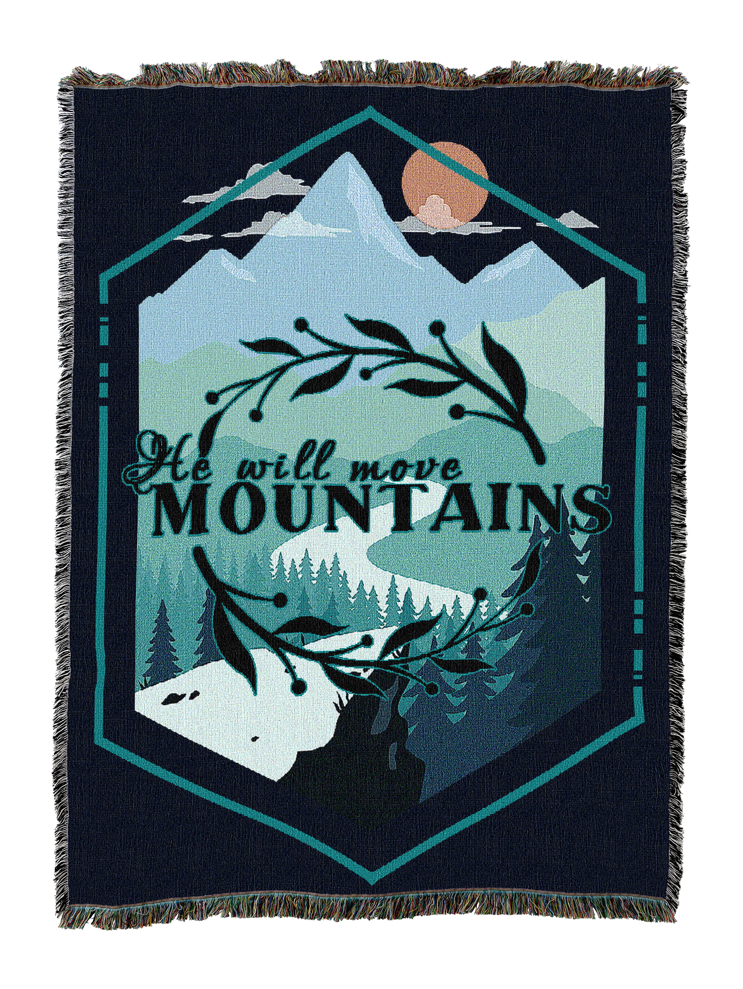 He Will Move Mountains Blanket