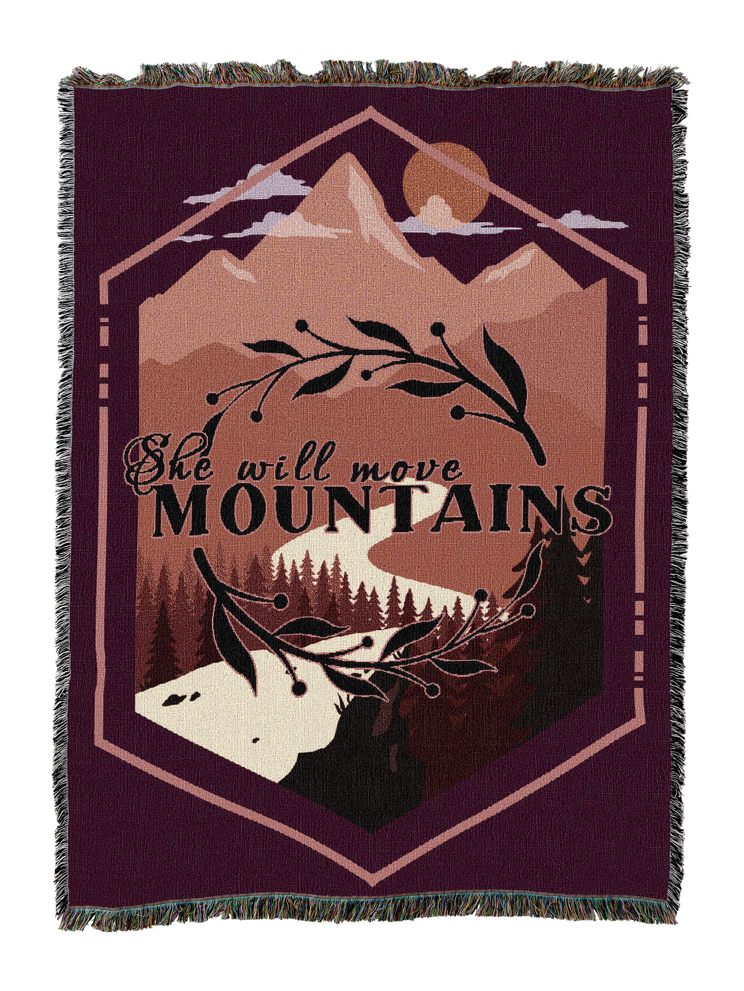 She Will Move Mountains Blanket