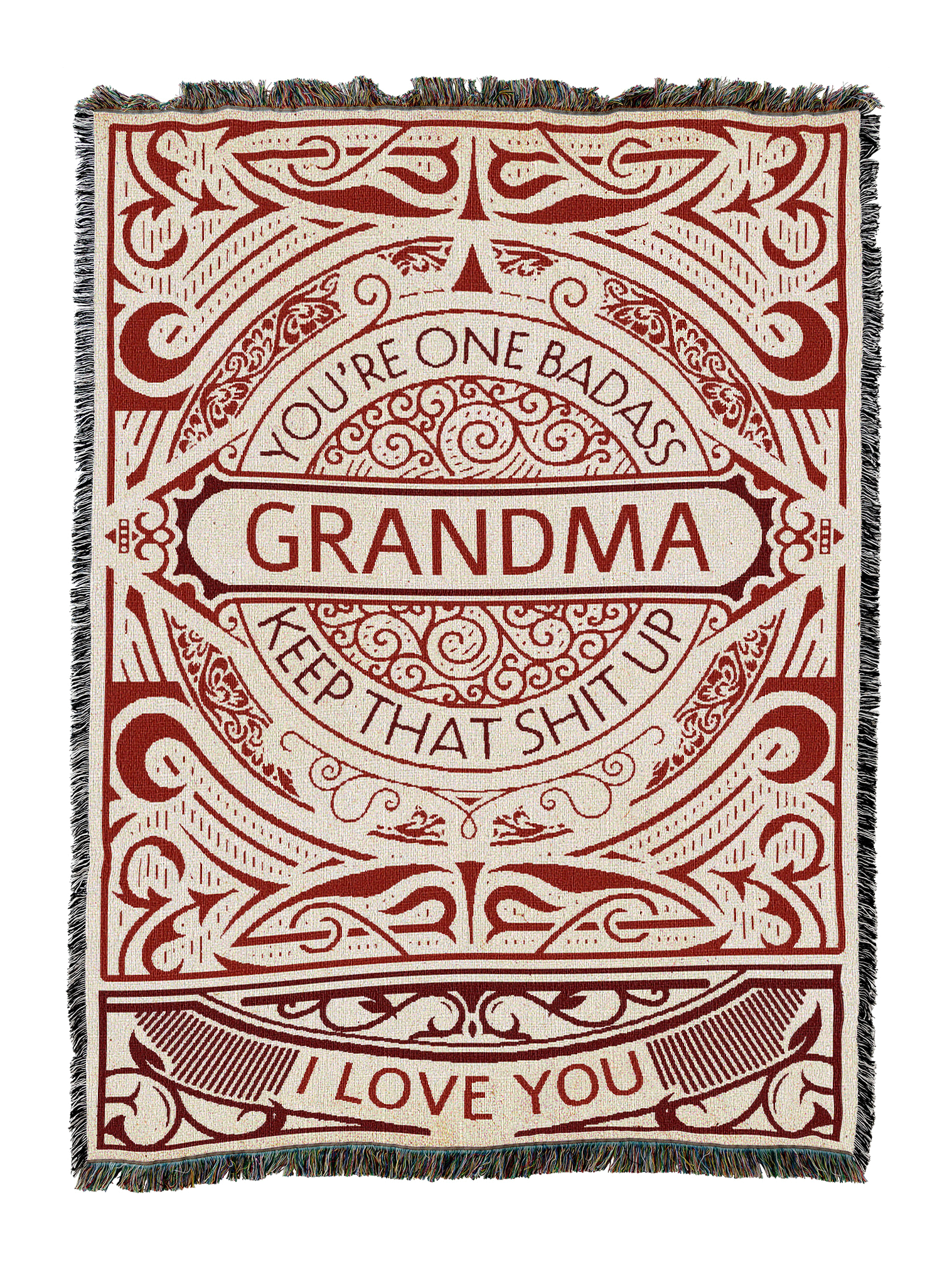 Badass Grandma Blanket