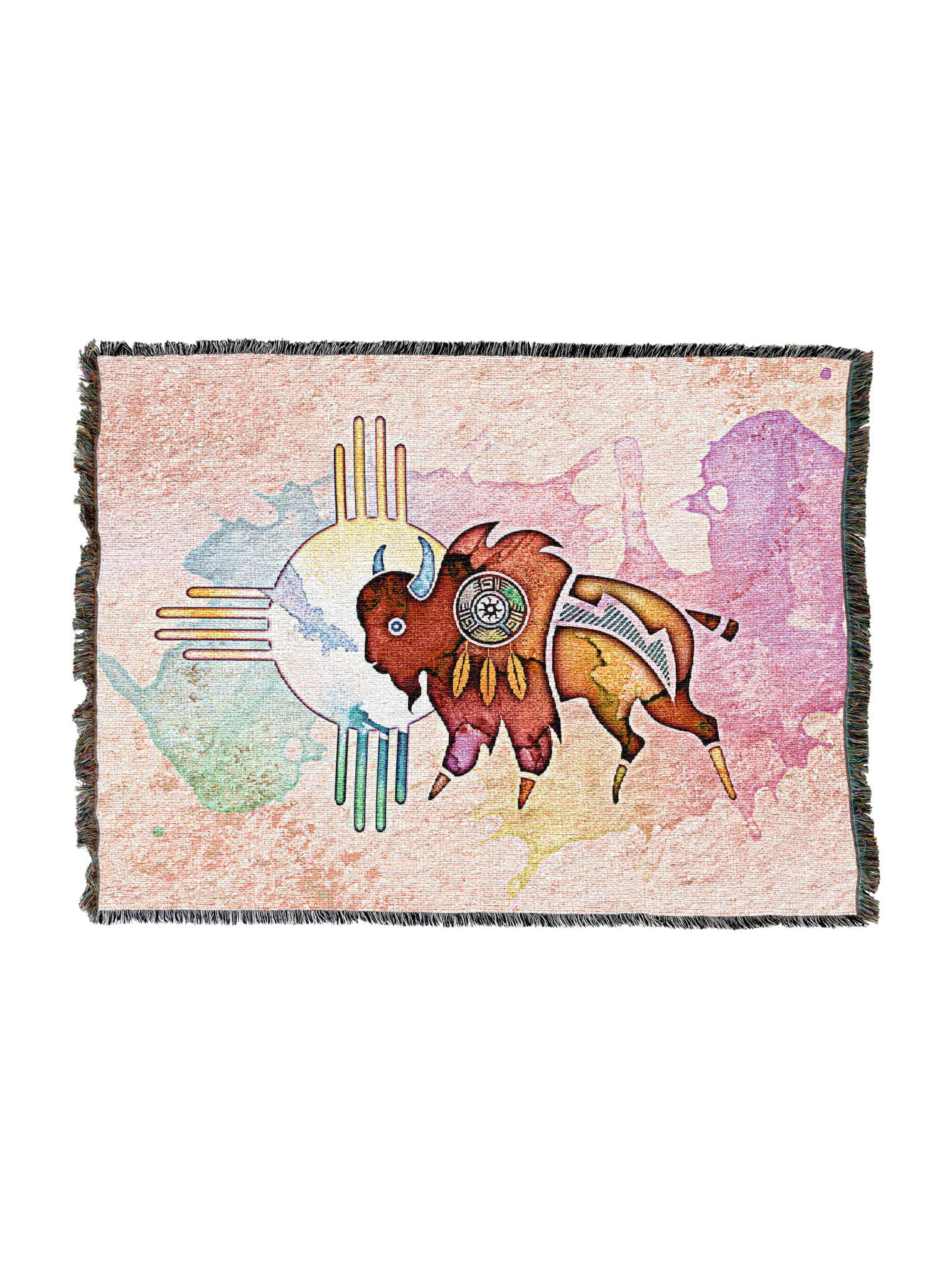 Painted Buffalo Blanket