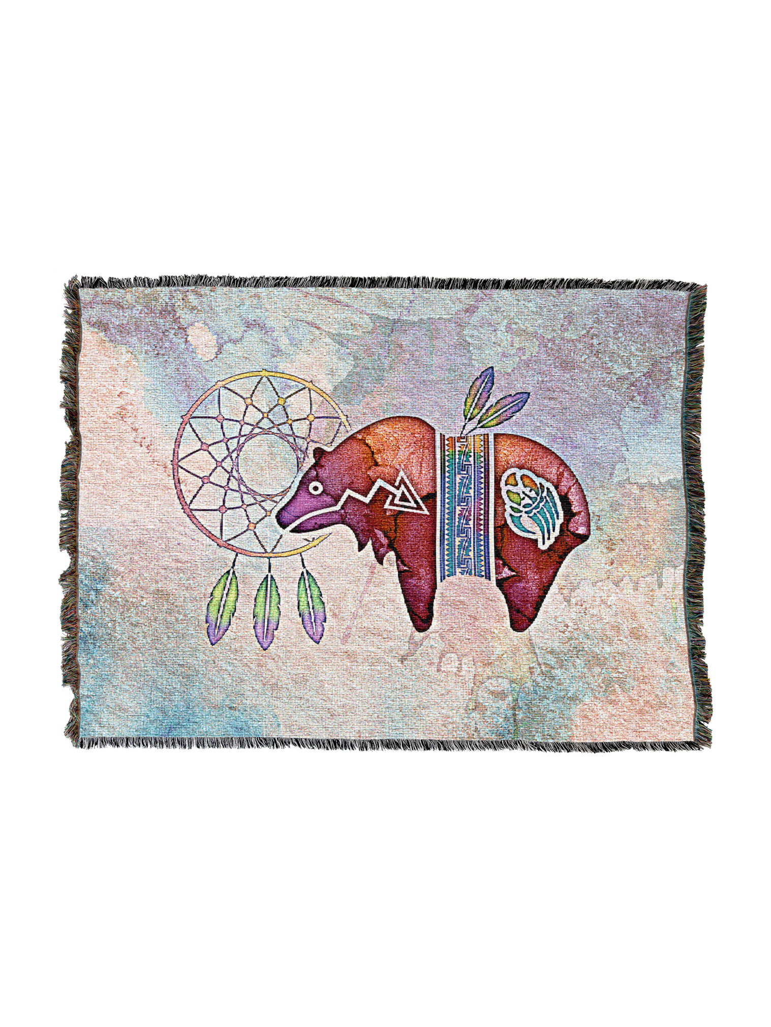 Painted Bear Blanket