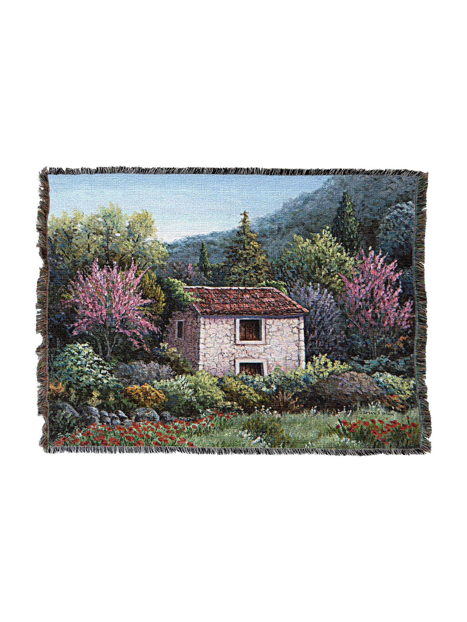 Cottage In The Countryside Blanket