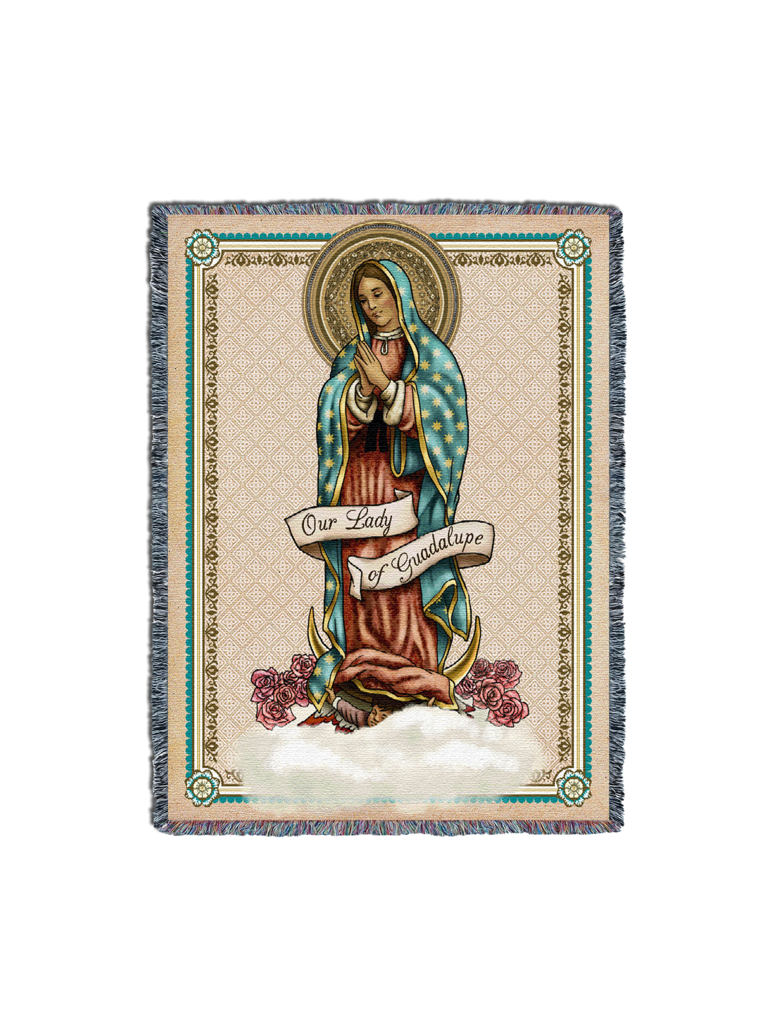 Saint Guadalupe Card Blanket