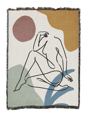 Colorful Nude 2 Blanket