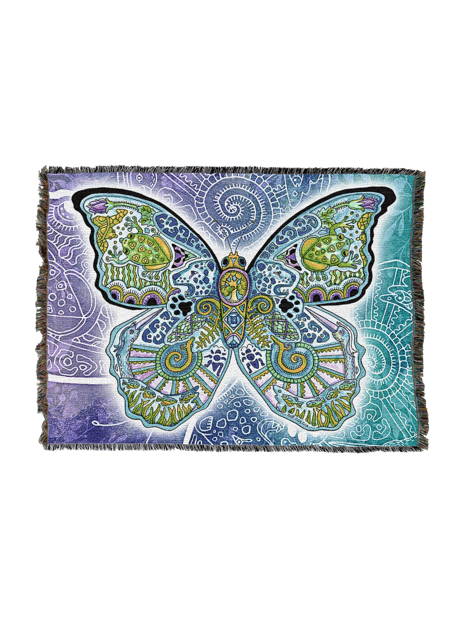 Blue Morpho Blanket