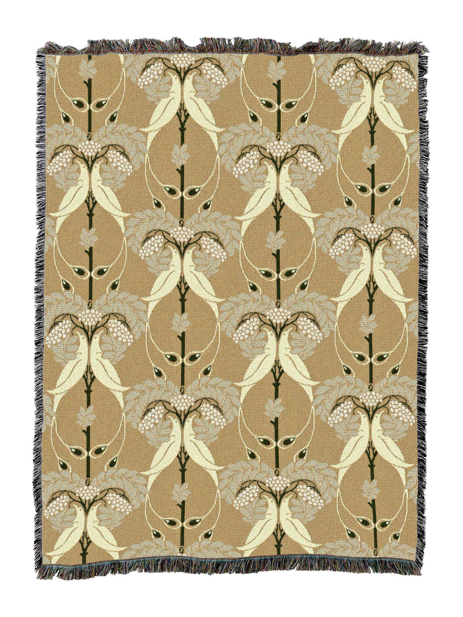 Cfa Voysey Rowan Tree Wheaten Blanket Xl