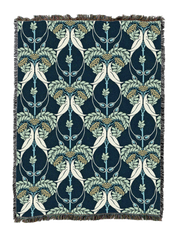 Cfa Voysey Rowan Tree Twilight Blanket Xl