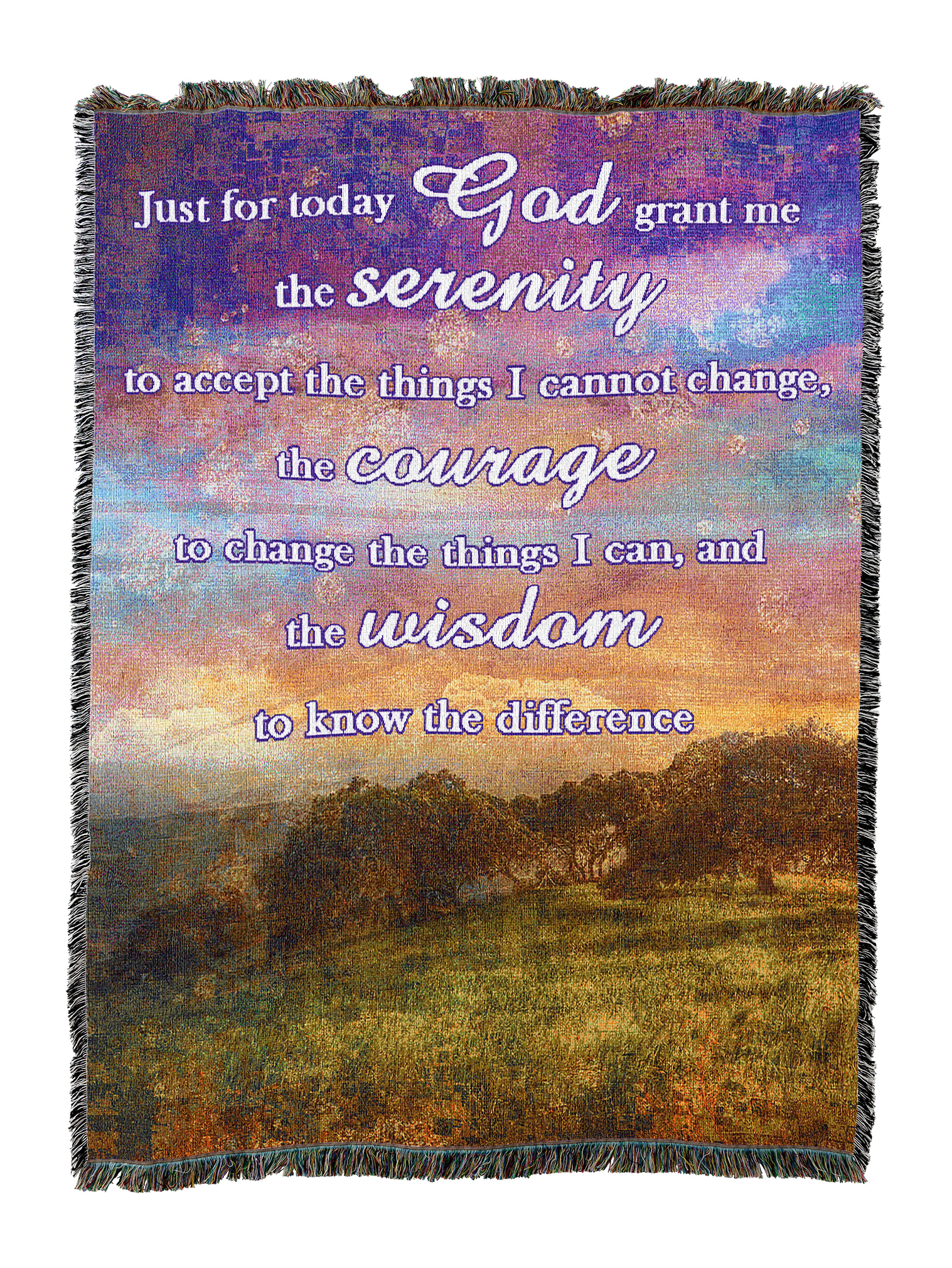 God Serenity Blanket