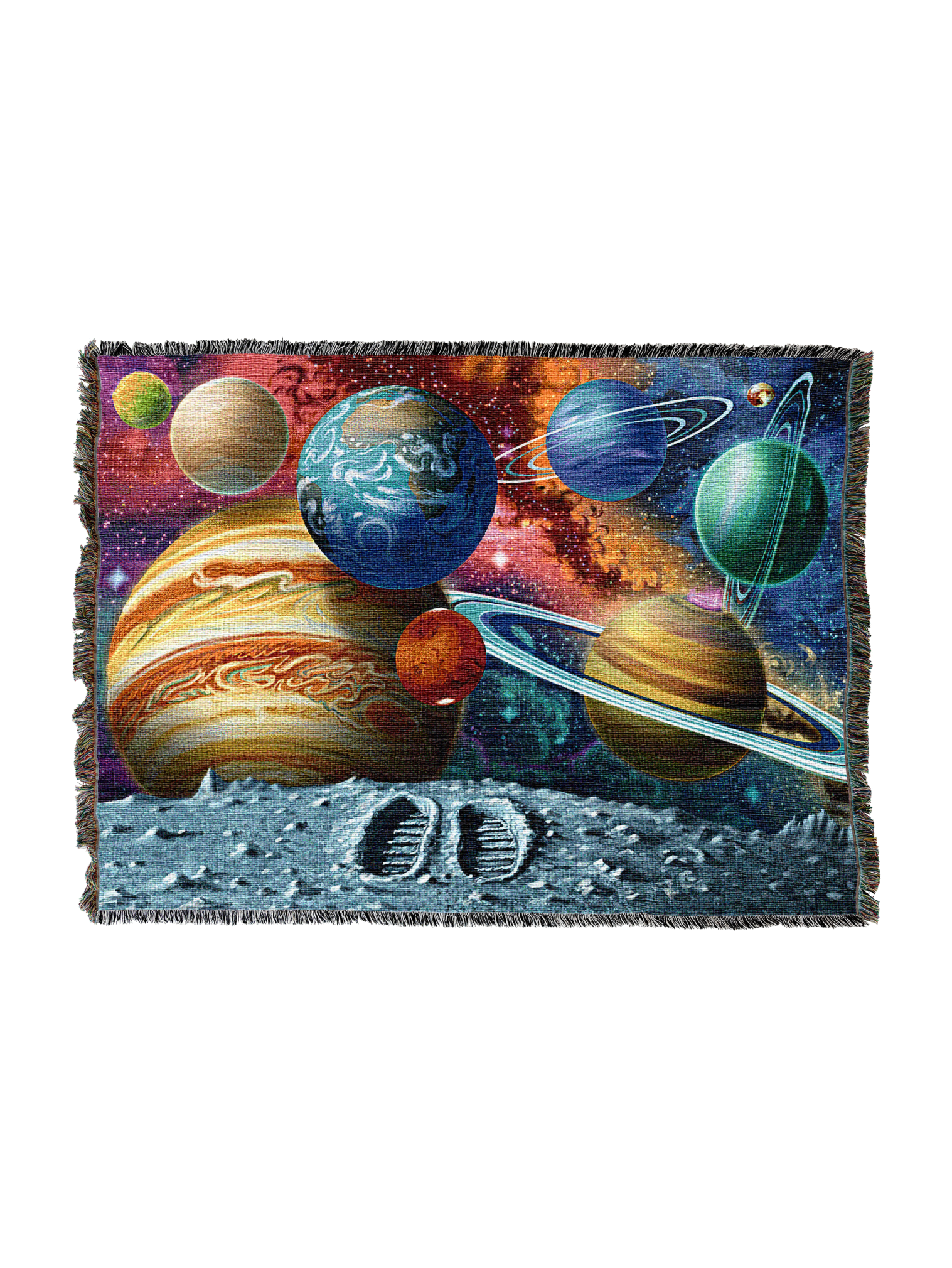 Space Steps Puzzle Blanket