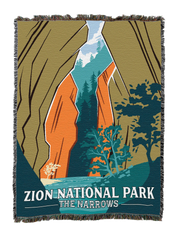 Zion National Park Narrows Blanket
