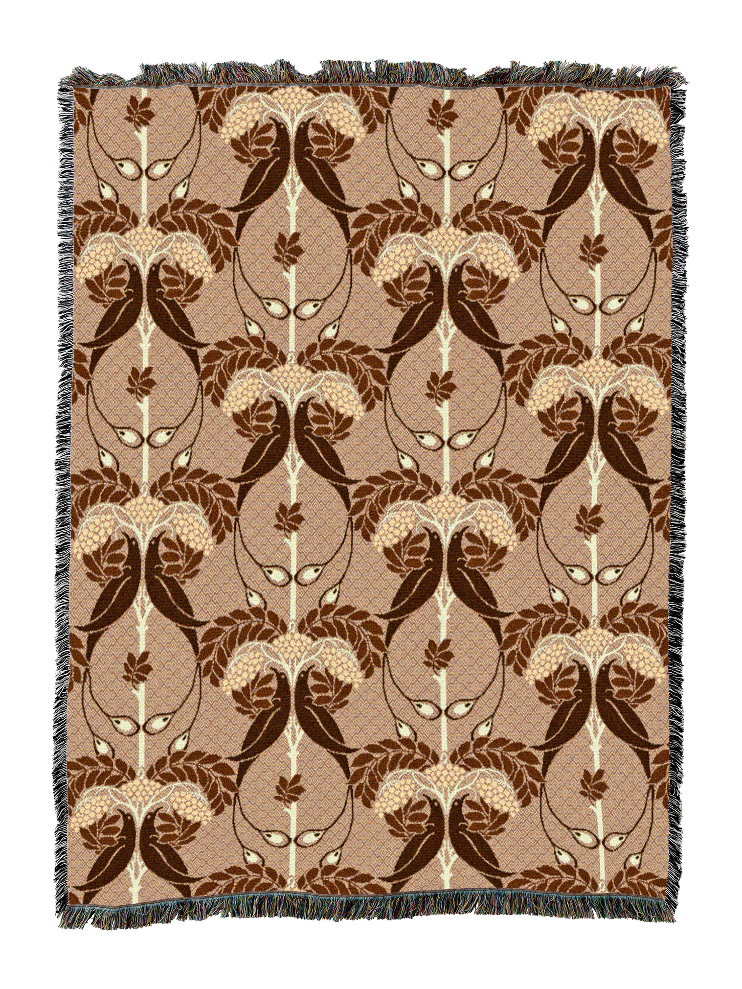 Cfa Voysey Rowan Tree Citrus Blanket Xl